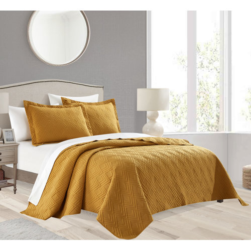 Wayfair Yellow & Gold Quilts, Coverlets, & Sets You'll Love in 2024